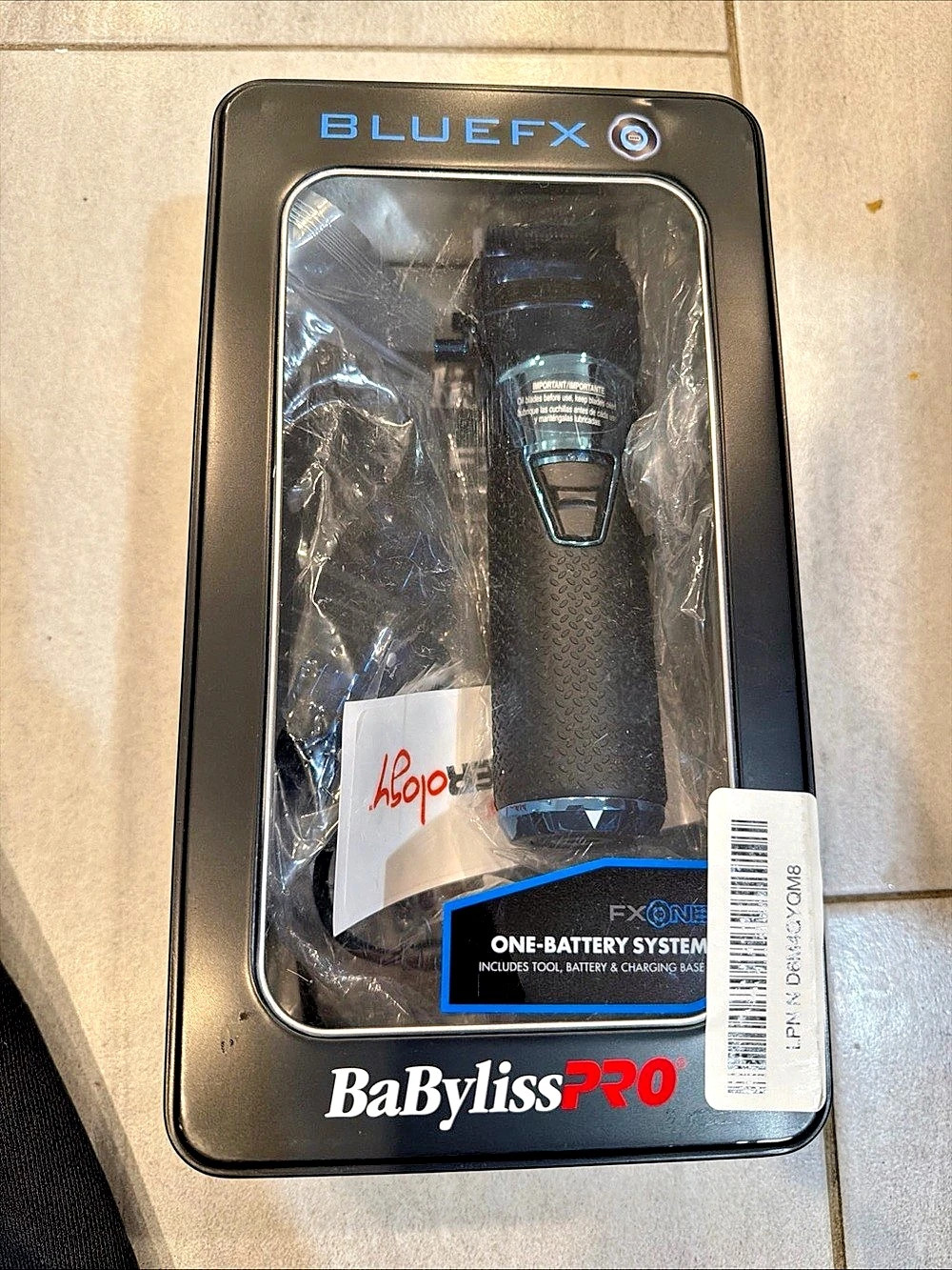 BaBylissPRO FXONE BLUEFX Cordless Clipper | FX899BL USED ONCE